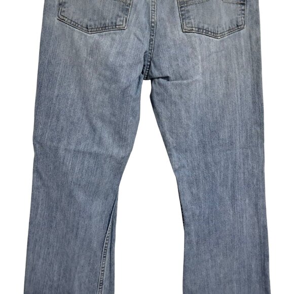 Urban Pipeline Y2K Mens Light Wash Boot Cut Denim Jeans 32X30 - Picture 8 of 11